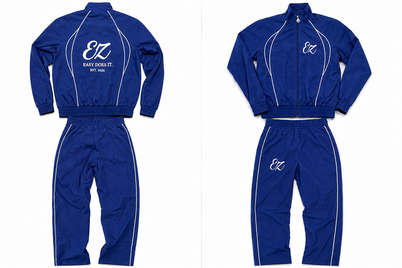 Navy blue ez  tracksuit