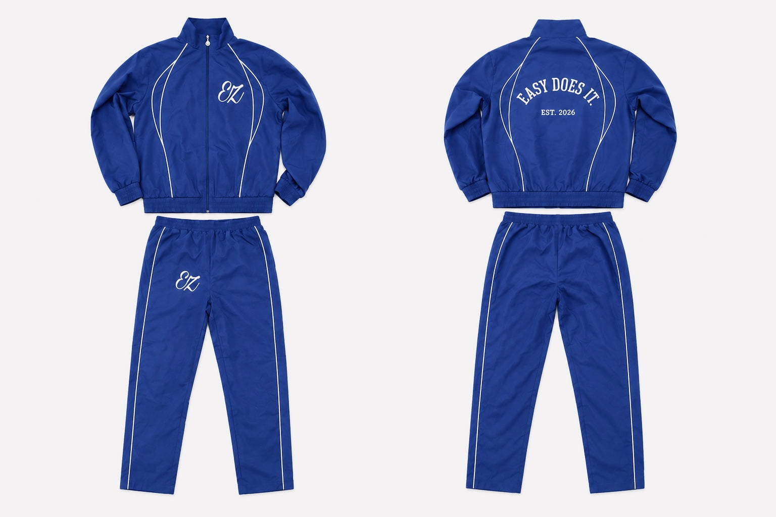 Navy blue ez  tracksuit